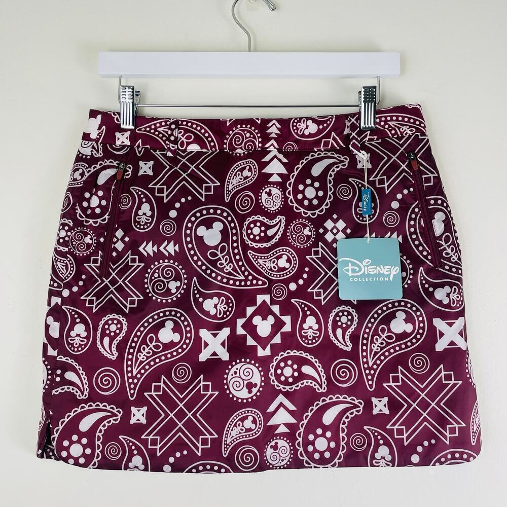 Disney Women’s Skirt Burgundy Mini Size Small